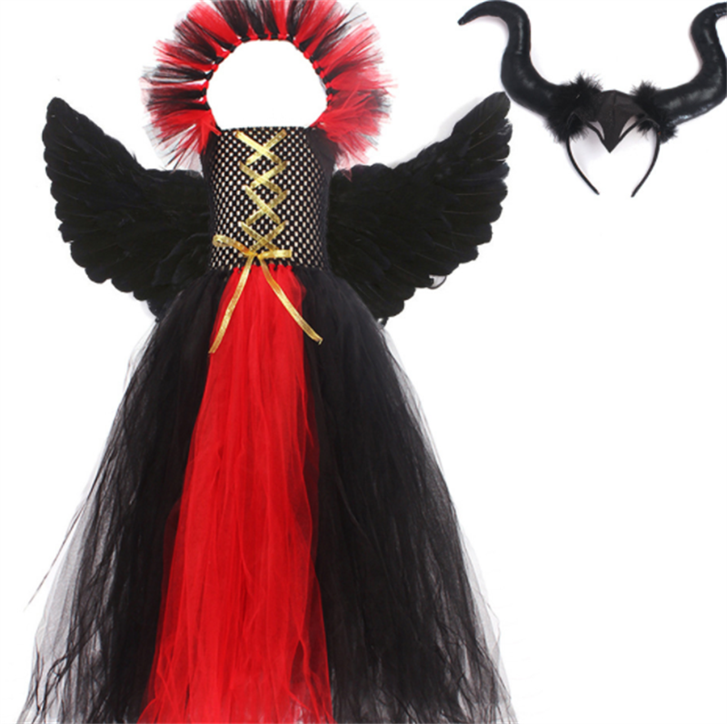 Halloween Little Devil Cosplay Gothic Dress