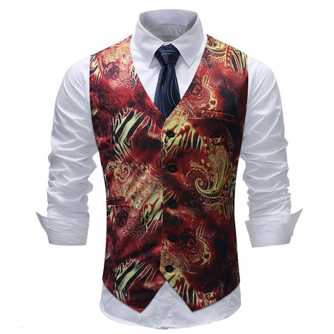 Men's Casual Men's Suit Vest Formal Wear Wedding