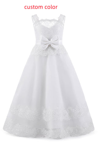 White Fashion Princess Flower Girl Tutu Dress