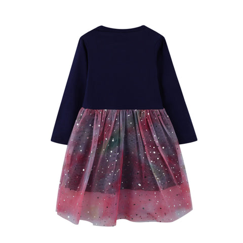 Autumn New Style Foreign Children's Gauze Children's Skirt