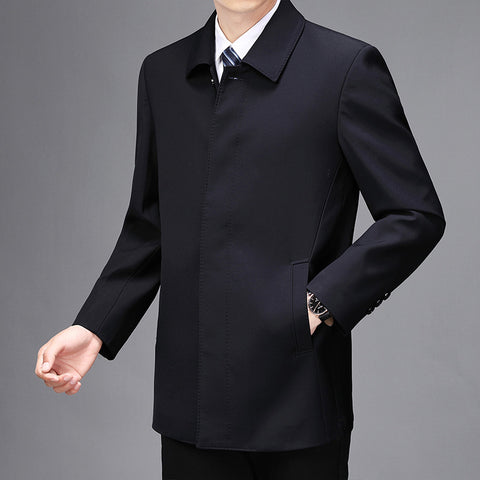 Mid-length Trench Coat Business Casual Jacket