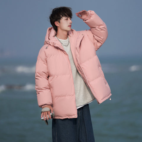 Cotton-padded Coat Men's Thickened Coat Loose