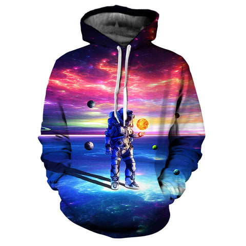 3D Digital Printing Hoodie Men's Halloween