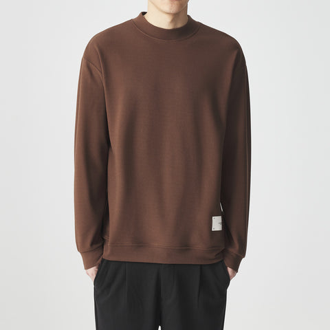 Half-high Collar Long Sleeves T-shirt Men