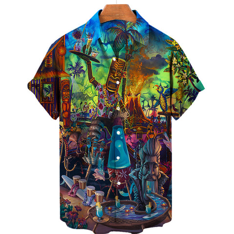 Beachwear Printed Shirt For Men