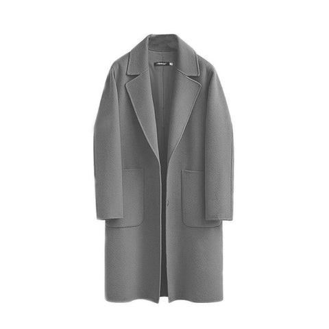 Women's Woolen Overcoat With Heavy Wool Coat