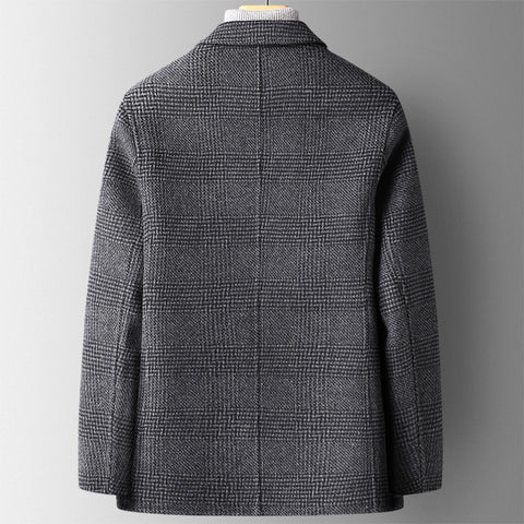 Hand-stitched Double-sided Woolen Casual Suit Wool Blazer