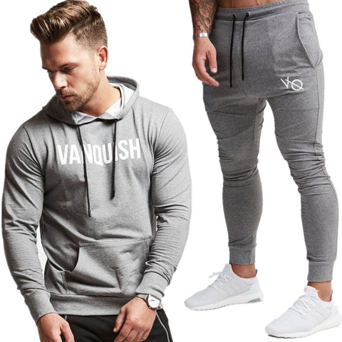 Men's Fashionable Running Fitness Long Sleeve Suit