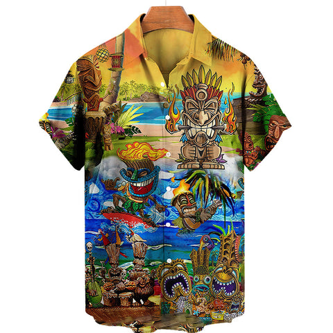 Beachwear Printed Shirt For Men