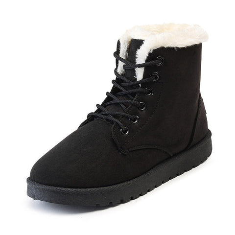 Female Warm Ankle Boots Women Snow Winter Shoes