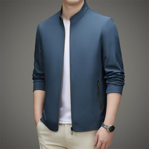 Coat Men's Polo Collar Jacket