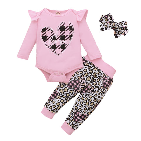 Baby Long Sleeve Jumpsuit Pants Clothing Set