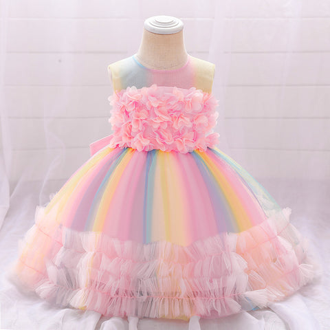 Baby Girls Birthday Gown Princess Dress