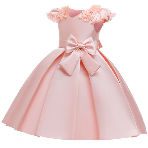 Flying Sleeve Girls Dress Dress