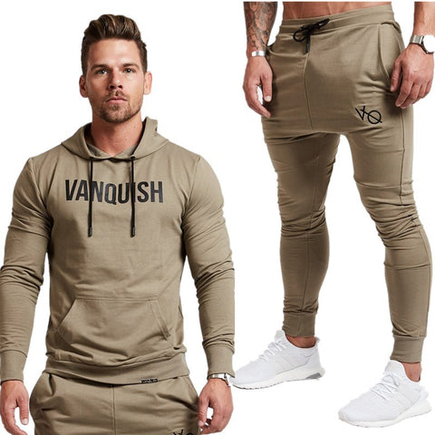 Men's Fashionable Running Fitness Long Sleeve Suit