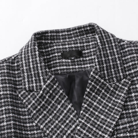 European And American British Style Men's Checkered Nishiki Suit