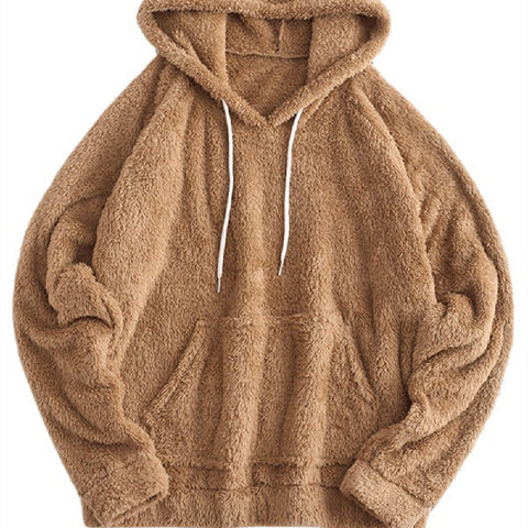 Ear Hooded Warm Fleece Sweatshirt