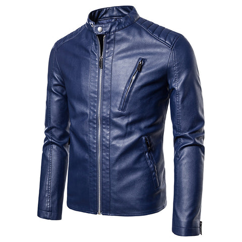 Slim Handsome Youth Spring And Autumn Motorcycle Jacket