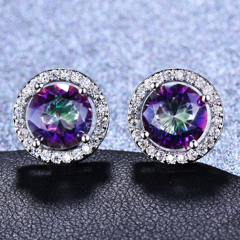 Female Cute Fashion Zircon Earrings Jewelry