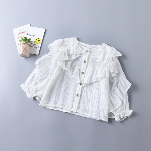 New Suit Girl Solid Color Shirt Jeans