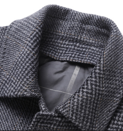 Mid-length Wool Double-faced Woolen Coat